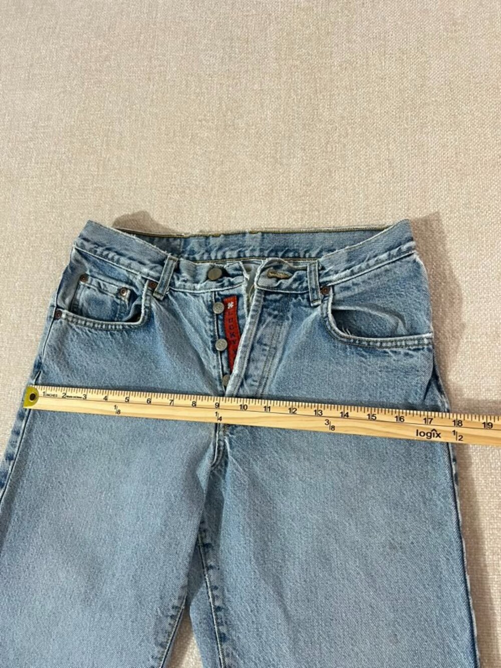 VTG Y2K Lucky Brand 269 Lucky You Low Rise Bootcut Jeans 10/30 - Picture 6 of 13